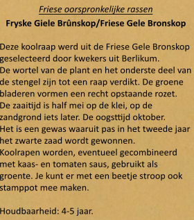 Friese Gele Bronskop
